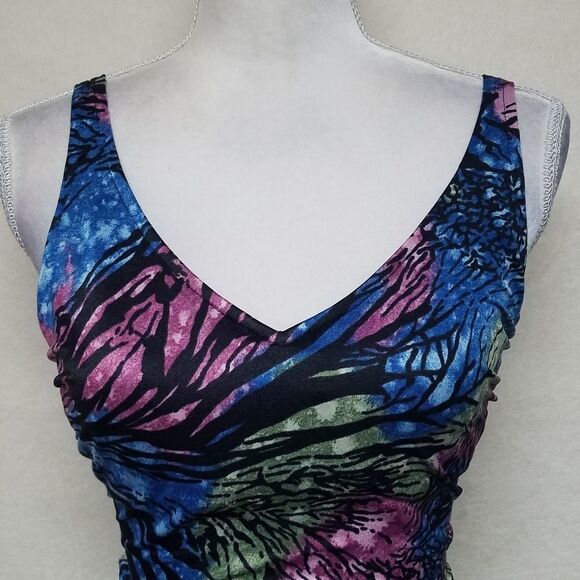 VINTAGE The Slim Suit Coral Reef Maillot Swimsuit - Picture 3 of 13